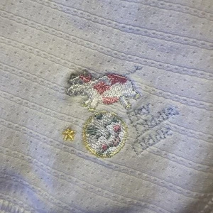 Vintage Carter's Baby Receiving Blanket White Hey Diddle Diddle 25”x29” -RARE - Picture 1 of 14