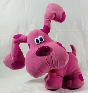 Peluche Blues Clues Magenta Talking Dog Tyco funciona muy bien 1999 12" envío gratuito - Imagen 1 de 10