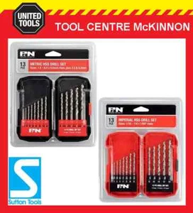 P&N BY SUTTON 26pce METRIC & IMPERIAL DRILL SETS (1.5 – 6.5mm & 1/16” – 1/4”) - Picture 1 of 3