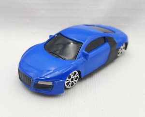 Unbranded Audi R8 Sports Car Model Blue Die Cast