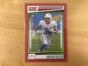 2022 Austin Ekeler RED PARALLEL! #137 Panini Score - Bild 1 von 2