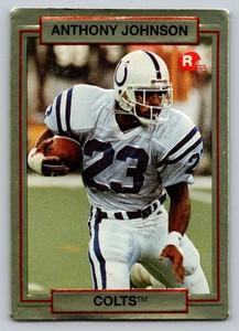 Anthony Johnson Action Packed Rookie Update 1990 11 Indianapolis Colts   RC