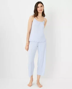 Pigiama Pigiama Ann Taylor Ruffle Cami Nuovo con etichette Taglia M - Foto 1 di 6