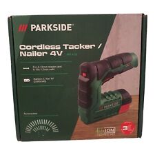 Parkside Cordless Nailer Stapler Nail Gun Tacker 4V Li-Ion PAT 4 D6