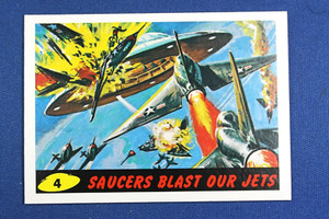 2012 Topps Mars Attacks Heritage - #4 "Saucers Blast Our Jets" - NrMt