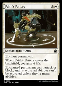 NM Faith's Fetters, MTG, Ravnica Remastered, Magic the Gathering, 18 - Picture 1 of 1