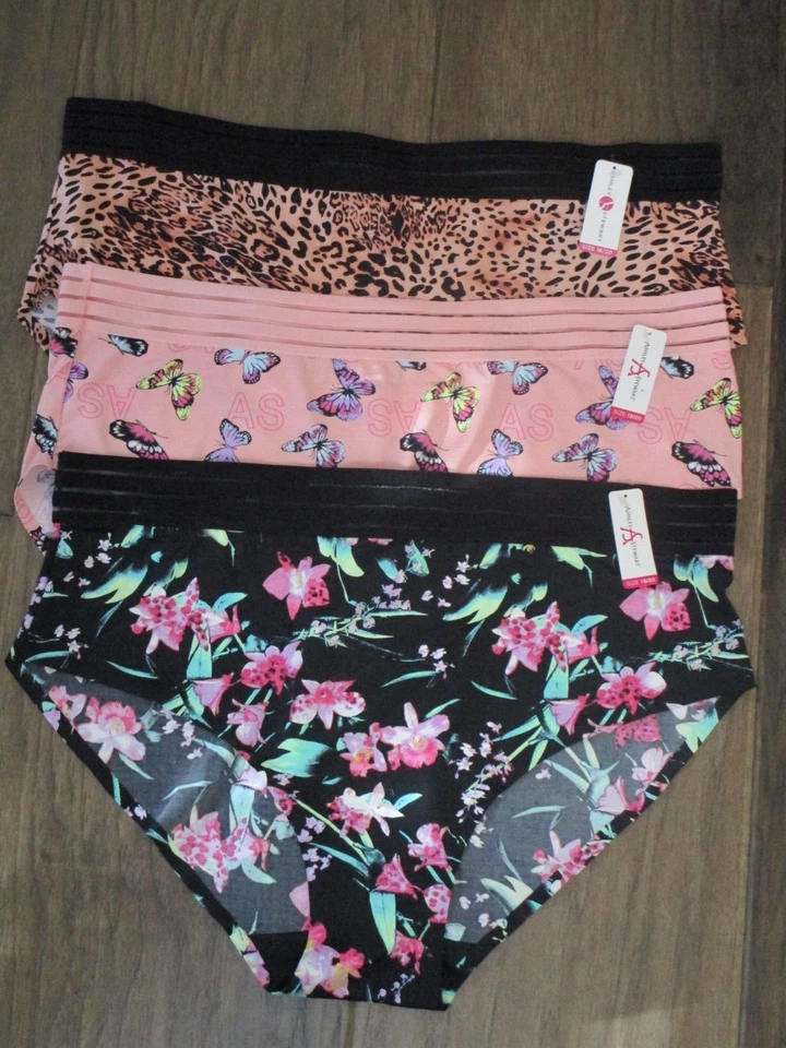 PACK DE 3 BRAGAS ASHLEY STEWART CINTURA EN ANIMAL/FLORAL/MARIPOSA TALLA 18/20 Foto 1 de 1