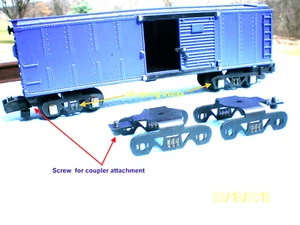 AMERICAN FLYER -Custom 2 axle (6) spring replacement-trucks by Ficus Products Tm - Picture 1 of 5