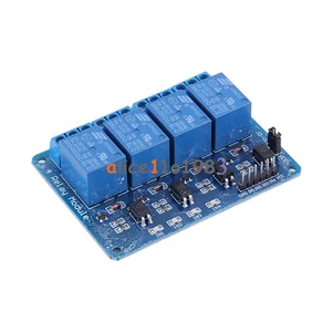 5V Four 4 Channel Relay Module With optocoupler For PIC AVR DSP ARM Arduino 8051 - Picture 1 of 10