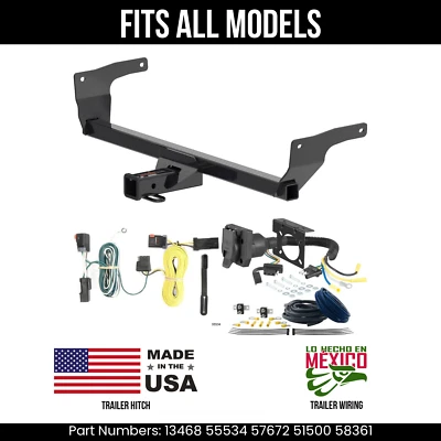 For 08-10 Dodge Challenger Trailer Hitch + 7 Pin Wiring Fits All Models Curt Tow - Изображение 1 из 4