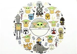 Disney WonderGround Gallery Postcard THE CHILD Mandalorian By Jerrod Maruyama - Picture 1 of 1