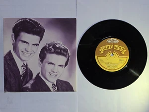 Everly Brothers – Your Just What I Was Looking For Today 1980 Old Gold 7" P/S - Picture 1 of 2