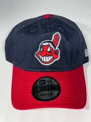 Cleveland Indians New Era 49Forty Hat Sz M - Image 1 of 3