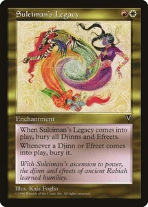MTG Suleiman's Legacy NM Visions VIS reserved list Magic Gathering card - Picture 1 of 3