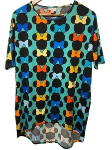 Lularoe xs Minnie Mouse oversize tunic nwot hi/lo top shirt Disney - Picture 1 of 7
