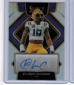 2022 Panini Select Draft K'Lavon Chaisson Silver Rookie Auto RC - Picture 1 of 1
