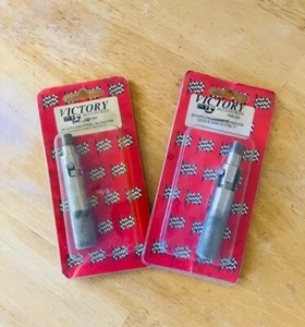 TWO 2 Victory Slimline Quick Disconnect 3/8x24 Threaded Whip Hamstick CB Antenna - Zdjęcie 1 z 3