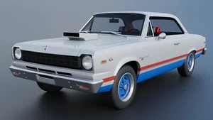 3d Printed 1/25 1969 AMC Hurst SC Rambler Model Kit - Picture 1 of 19