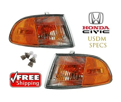 USDM Honda Civic EG6 SR3 3Door Corner Blinker Signal Indicator Light 92-95 DEPO - Image 1 of 4