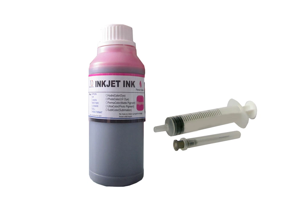 250ml Magenta refill ink for HP02 Photosmart printer - Image 1 of 1