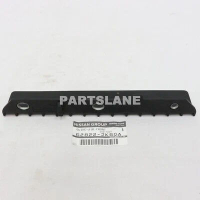 Guía de aire delantera derecha genuina Infiniti EX37 G35 Q40 Q60 QX50 OEM 62822-JK60A Foto 1 de 2