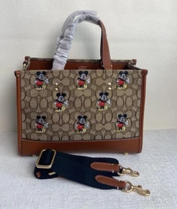 Coach Disney Mickey Mouse CM198 Signature Tote Bag With multi-functional pockets - Picture 1 of 5