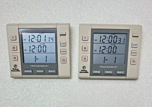 2 Pcs Fisher Scientific Traceable 3-Channel Alarm Timer 5500 Alarm Clock Timer - Picture 1 of 4