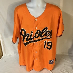 Majestic MLB Baltimore Orioles Mens Sewn Jersey Cool Base #19 Chris Davis Sz 54 - Picture 1 of 8