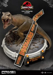 -=] PRIME 1 - Jurassic Park T-Rex VS Velociraptors in the Rotunda 1/8 scale [=- - Foto 1 di 7