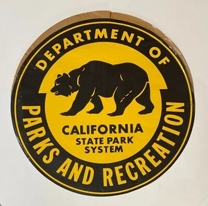 Adesivo vintage California Department Parks ricreazione 12" porta camion decalcomania 986A - Foto 1 di 2