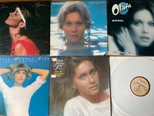 LOT OF 6  OLIVIA NEWTON-JOHN SONGS RECORDS