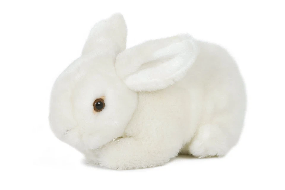 Hase weiß Kaninchen Plüschtier Kuscheltier Stofftier * Plüsch-Osterhase Stoffhas - Bild 1 von 1