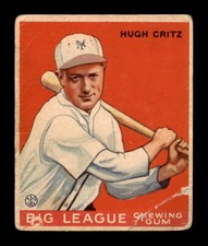 1933 World Wide Gum V353 #3 Hughie Critz