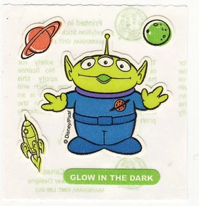 Pegatinas Sandylion Glow In The Dark Toy Story ALIEN G132 Vinatge SUPER RARAS - Imagen 1 de 1