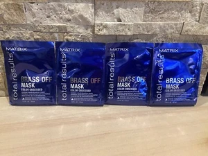 Matrix Total Results Color Obsessed Brass Off Neutralization Mask 1 oz each X 4 - Picture 1 of 2