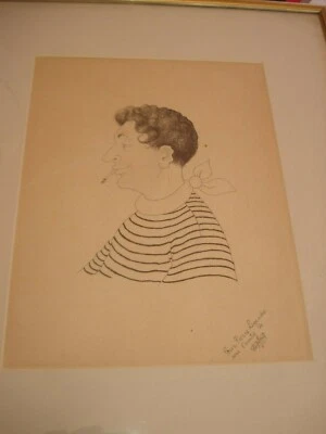 DUBOUT - DESSIN ORIGINAL - MARIUS -  MARSEILLE - ENVOI DE DUBOUT -  ENCADRE - Photo 1/4