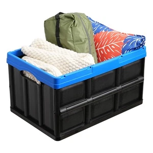 EHHLY 46L Collapsible Storage Bins, Foldable Plastic Storage Crate, 1 Pack - Picture 1 of 9
