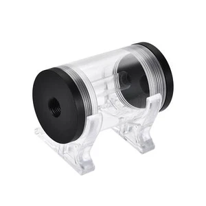 Wasserkühlungstank 50mmx80mm mit Acryl und POM 1 in 2 Out für Computer CPU - Bild 1 von 6