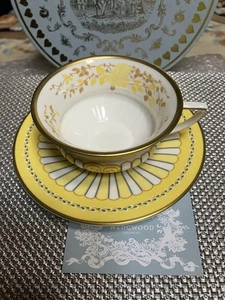 Wedgwood Harlequeen Collection C S Yellow Ribbon From Japan - Picture 1 of 18