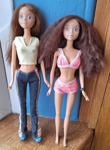 My Scene First Wave Chelsea: Two Dolls, Mattel 2002, 1st Edition, TLC Clothing - Picture 1 of 16