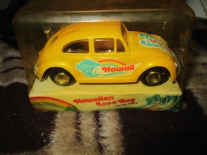 Vintage Hawaiian Love Bug Friction Power FE228 Made in Hong Kong Dist by Sanyei - Picture 1 of 7
