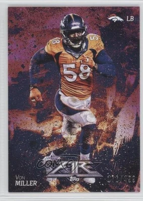 2014 Topps Fire Purple /499 Von Miller #81 - Image 1 of 2