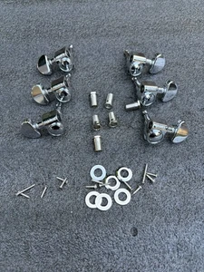 1 Satz Grover Gitarren-Maschinenköpfe Tuner Chrom Maschinenköpfe - Bild 1 von 7