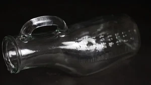 RARE Merco/Clear Glass Hospital Urine Bottle/ Pour Spout/32 oz 11" Tall/Vintage - Picture 1 of 4