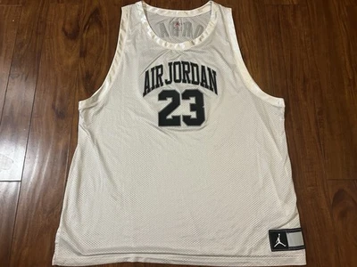 Новый с Ярлыками XS мужчин Nike Air Jordan DNA искаженный #23 сетки Джерси бак белый черный XL - Изображение 1 из 4