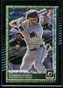 2025 Donruss OPTIC BLACK CIRCLE PRIZM Connor Norby #39 MARLINS - Bild 1 von 2