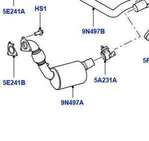 LR013739 3.0 TDV6 Gen1 Euro5 Katalysator - Range Rover Sport 2010-2013 ORIGINAL NEU - Bild 1 von 1