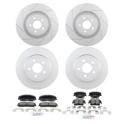 Bosch QuietCast керамическая тормозная колодка и комплект ротора для 05-20 Dodge Charger - Изображение 1 из 4