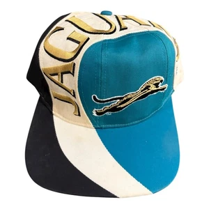 De colección Años 90 Jacksonville Jaguars Logo Prohibido Eastport Remolino Snapback Sombrero Raro - Imagen 1 de 5