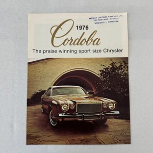 1976 Chrysler Cordoba Car Sales Brochure Catalog Advertising - Picture 1 of 8